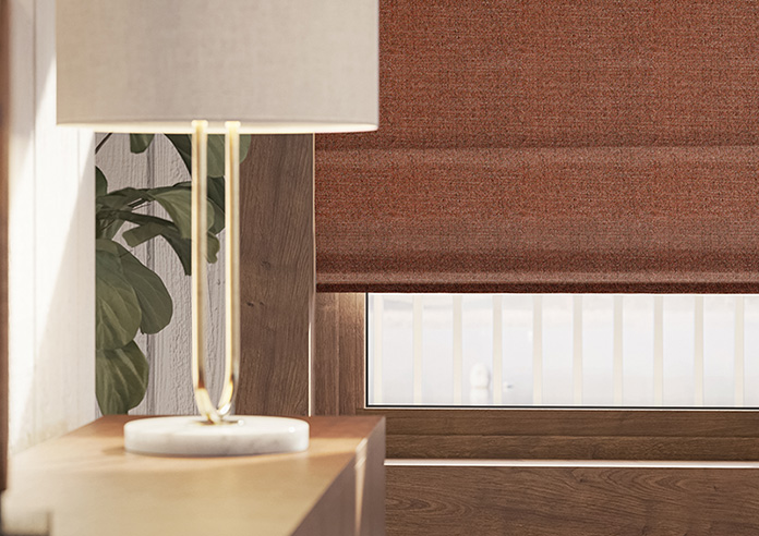Jakarta, Malbec - Twist&Fit Roman Blind - Image 5